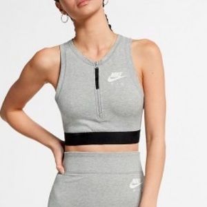 NIKEAIR | Zip-Front Cropped Tank
